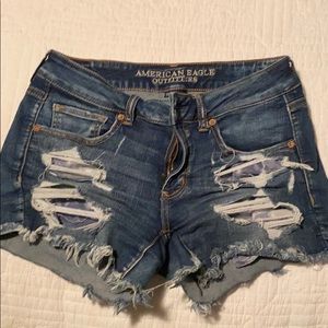 AE super stretch denim midi